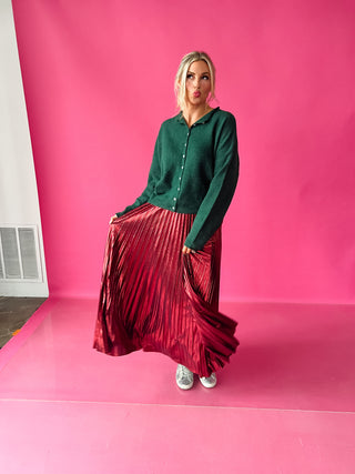 Piper Cardigan - Forest Green