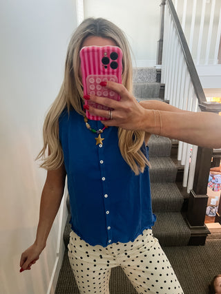 Emilanna Sleeveless Knit Top