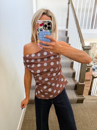 Maila Polka Dot Top