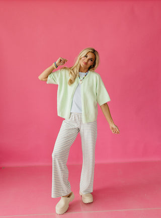 Lennie Cape Cardigan in Mint
