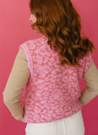 Ana Stripe Long Sleeve Tee in Camel/White