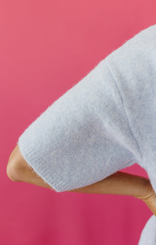 Lennie Cape Cardigan in Sky