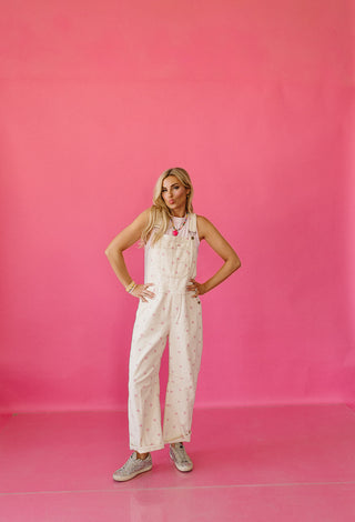 Cameron Knit Tank Top In Pink/White