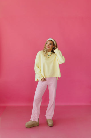 Wrenlee Sweater in Butter Yellow