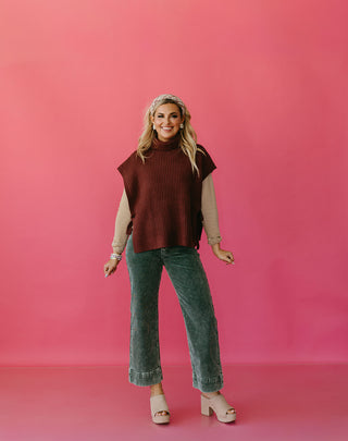 Jan Turtle Neck Sweater Vest