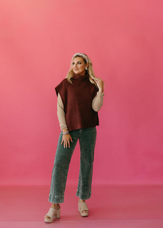 Jan Turtle Neck Sweater Vest