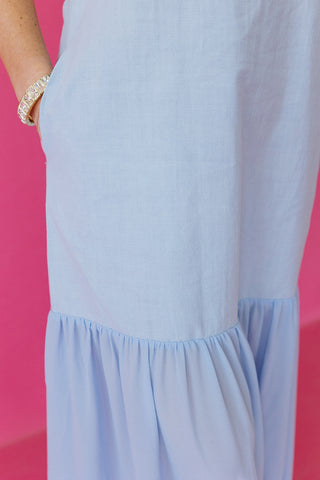 Blaze Maxi Dress in Light Blue