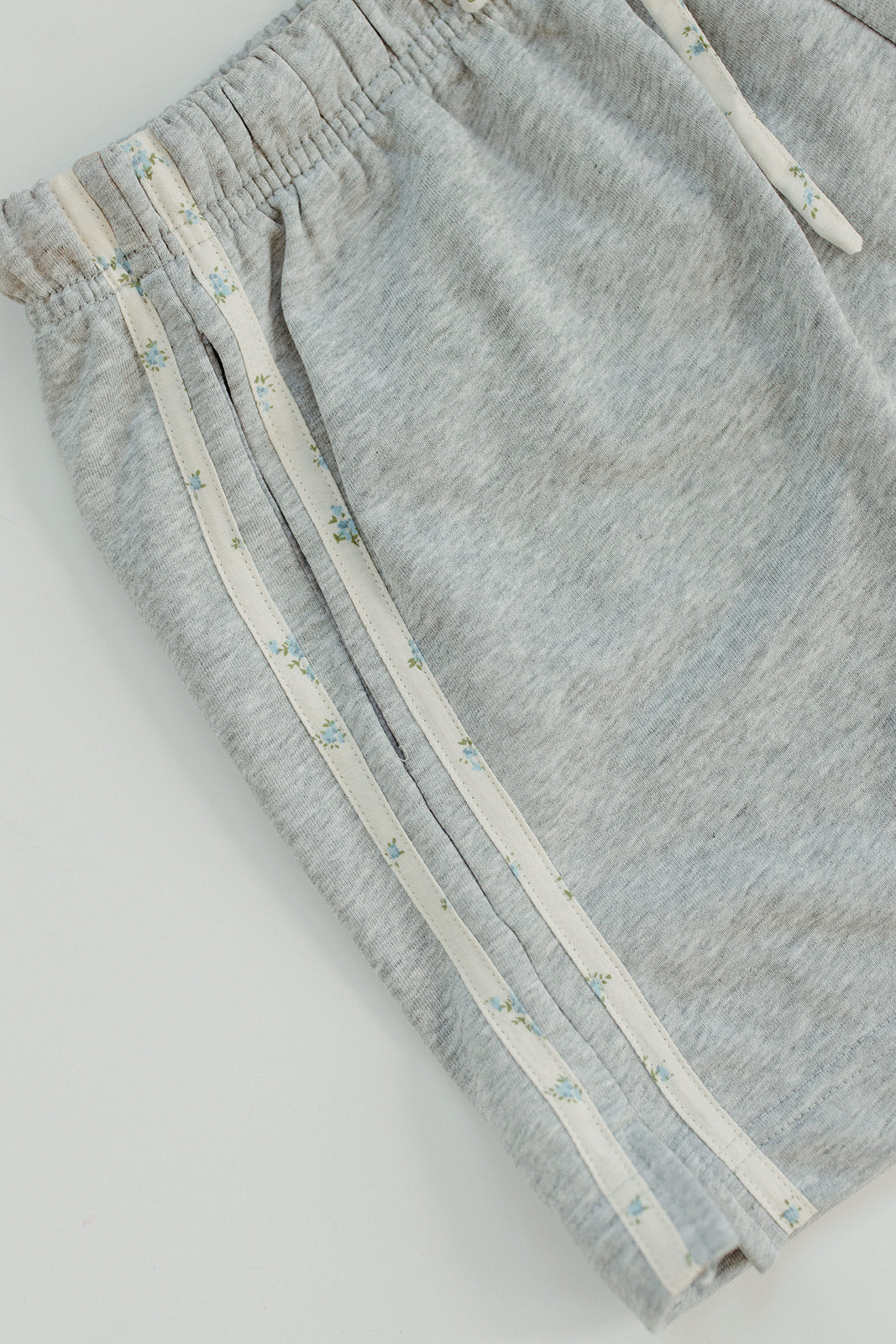 Hannah Floral Stripe Lounge Shorts