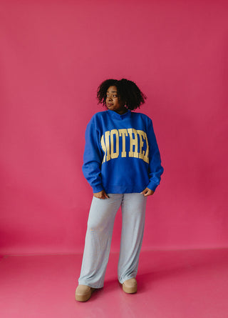 Mother Polka Dot Reversible Mock Neck Sweatshirt