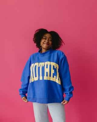 Mother Polka Dot Reversible Mock Neck Sweatshirt