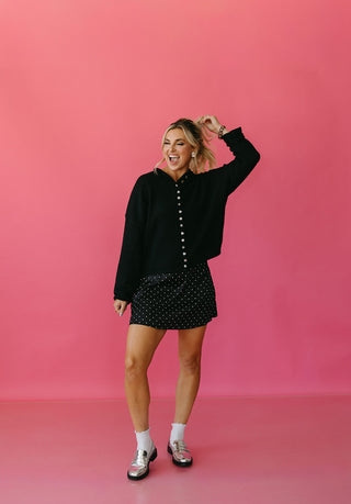 Piper Cardigan - Black Mix Match Buttons *LIMITED EDITION*