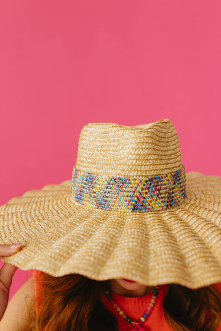 Bekah Wavy Brim Hat