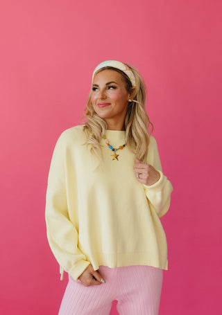 Wrenlee Sweater in Butter Yellow