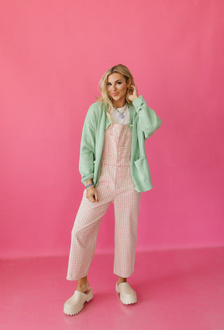 Danielle Ribbed Cardigan in Sage