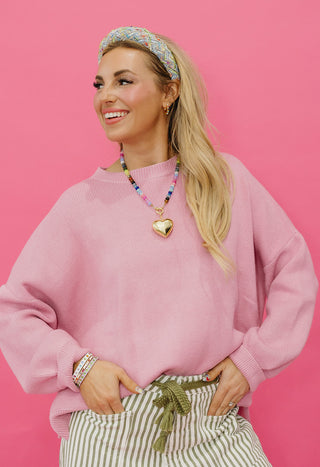 Wrenlee Sweater in Mauve