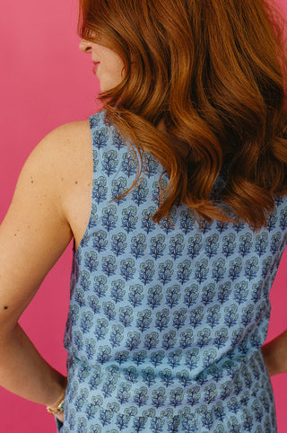Bryden Floral Pant Set in Blue