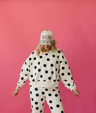 Elsie Polka Dot Sweatshirt