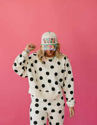Elsie Polka Dot Sweatshirt