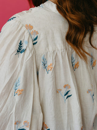 Karyn Embroidered Floral Top