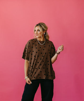 McCall Oversized Polka Dot Tee