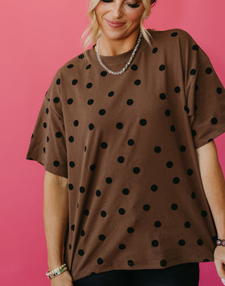 McCall Oversized Polka Dot Tee