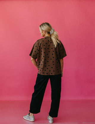 McCall Oversized Polka Dot Tee