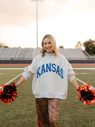 Reversible Mock Neck Sweatshirt - KANSAS / RCJH *PREORDER*