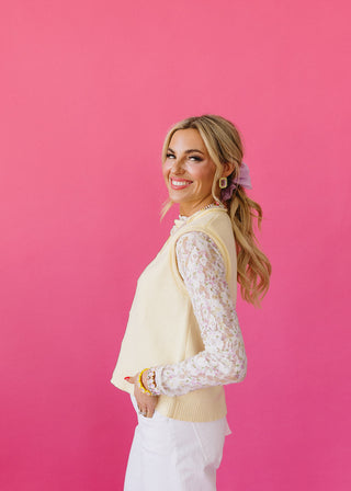 Lyla Lace Floral Layering Top