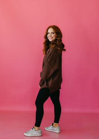 Bradie Sweater in Chocolate Brown RESTOCK