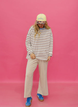 Vivian Long Sleeve Stripe Tee