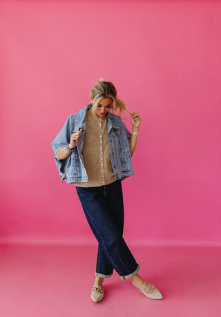 Kit Denim Cape Jacket - RESTOCK