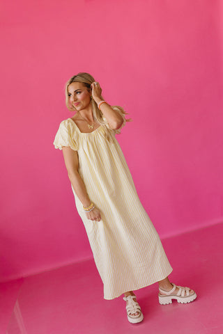 Tanner Puff Sleeve Maxi Dress