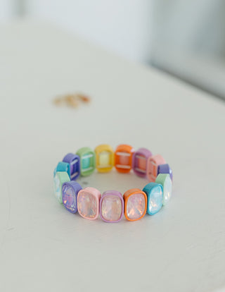 Candy Rainbow Gemstone Bracelet RESTOCK