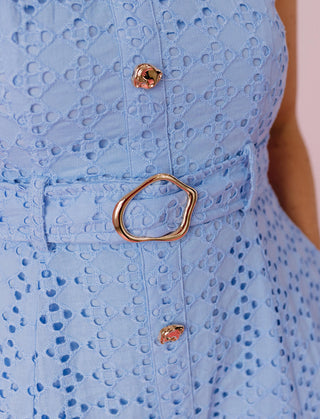 Willa Eyelet Midi Dress