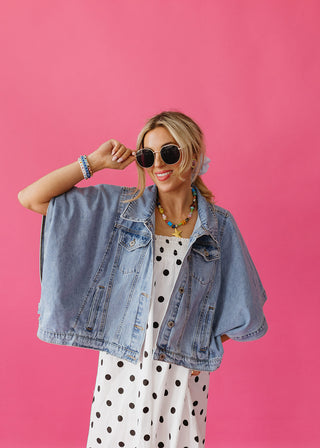 Reese Polka Dot Maxi Dress in White