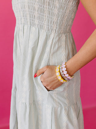 Jamie Stripe Smocked Maxi Dress