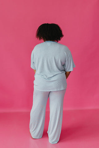 Carter Stripe Short Sleeve Top in Blue/White - RESTOCK