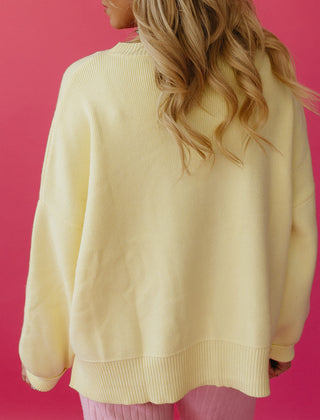 Wrenlee Sweater in Butter Yellow