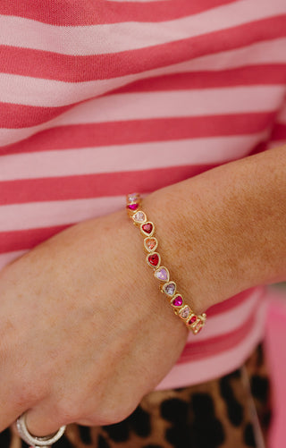 Valentine's Bracelets - Amore Hearts