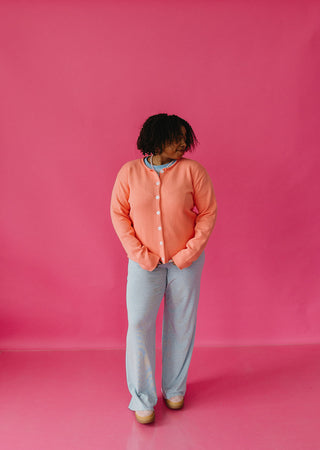 Maya Cardigan In Coral