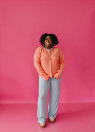 Maya Cardigan In Coral