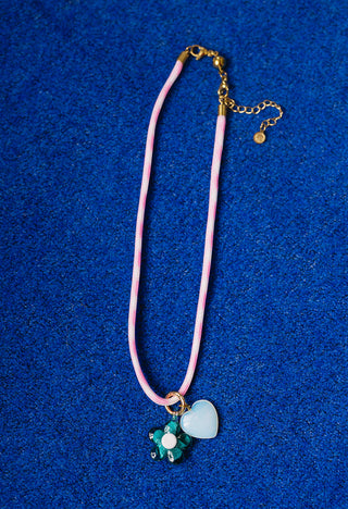 Blakely Light Pinks Cord Necklace