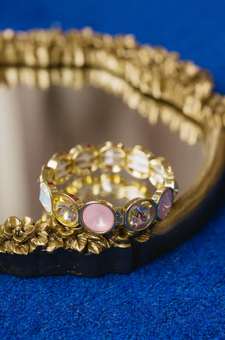 Elise Round Gold Bracelet