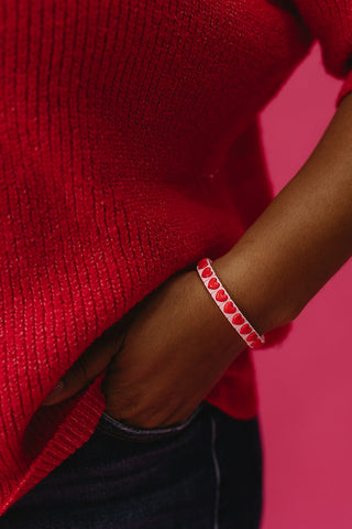 Valentine's Bracelets - Hartley Pink + Red