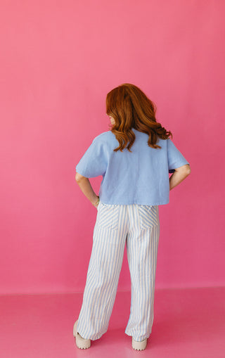 Cooper Stripe Pull On Pants