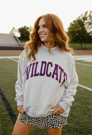 Reversible Mock Neck Sweatshirt - WILDCATS / MHK *PREORDER*