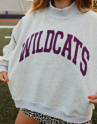 Reversible Mock Neck Sweatshirt - WILDCATS / MHK *PREORDER*