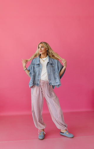 Kit Denim Cape Jacket - RESTOCK