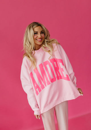 Amore Polka Dot Reversible Mock Neck Sweatshirt