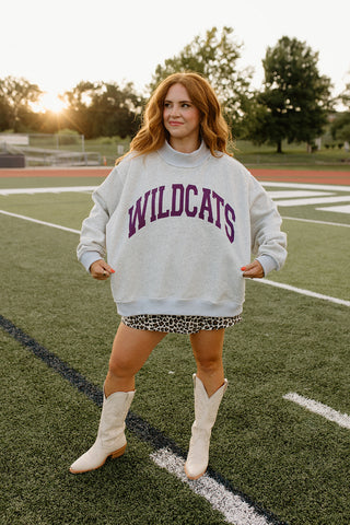 Reversible Mock Neck Sweatshirt - WILDCATS / MHK *PREORDER*